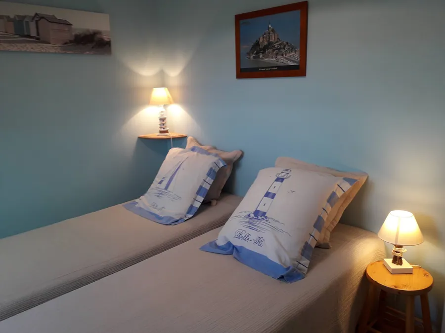 Chambre « Mont-Saint-Michel » en lits séparés